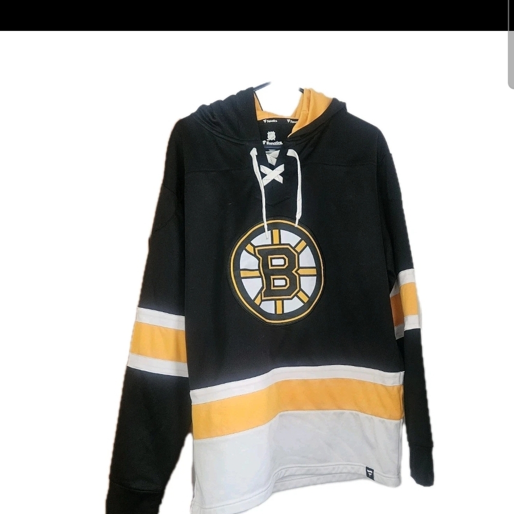 Fanatics Bruins Black and Yellow NHL Hoodie